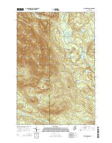 The Traveler Maine Current topographic map, 1:24000 scale, 7.5 X 7.5 Minute, Year 2014