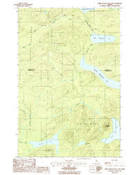 Third Musquacook Lake Maine Historical topographic map, 1:24000 scale, 7.5 X 7.5 Minute, Year 1986