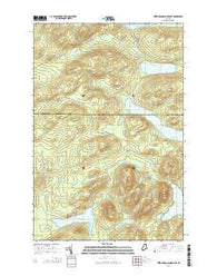 Third Musquacook Lake Maine Current topographic map, 1:24000 scale, 7.5 X 7.5 Minute, Year 2014