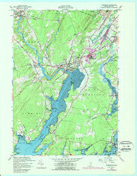 Thomaston Maine Historical topographic map, 1:24000 scale, 7.5 X 7.5 Minute, Year 1955