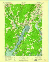 Thomaston Maine Historical topographic map, 1:24000 scale, 7.5 X 7.5 Minute, Year 1955