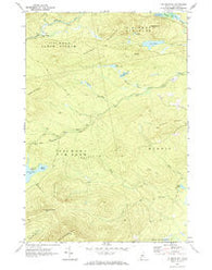 Tim Mountain Maine Historical topographic map, 1:24000 scale, 7.5 X 7.5 Minute, Year 1970