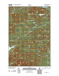 Tim Mountain Maine Historical topographic map, 1:24000 scale, 7.5 X 7.5 Minute, Year 2011