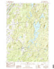 Togus Pond Maine Historical topographic map, 1:24000 scale, 7.5 X 7.5 Minute, Year 1982