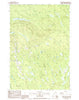 Tomah Mountain Maine Historical topographic map, 1:24000 scale, 7.5 X 7.5 Minute, Year 1988