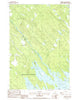 Tomah Ridge Maine Historical topographic map, 1:24000 scale, 7.5 X 7.5 Minute, Year 1988