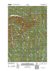 Tomah Mountain Maine Historical topographic map, 1:24000 scale, 7.5 X 7.5 Minute, Year 2011
