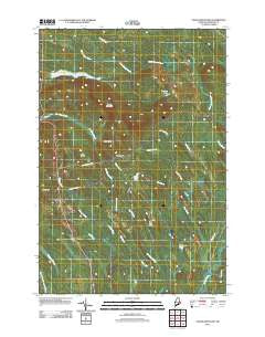 Tomah Mountain Maine Historical topographic map, 1:24000 scale, 7.5 X 7.5 Minute, Year 2011