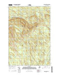 Tomah Mountain Maine Current topographic map, 1:24000 scale, 7.5 X 7.5 Minute, Year 2014