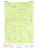 Tomhegan Pond Maine Historical topographic map, 1:24000 scale, 7.5 X 7.5 Minute, Year 1989