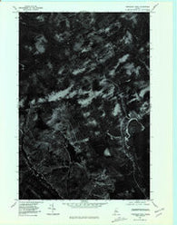 Tomhegan Pond Maine Historical topographic map, 1:24000 scale, 7.5 X 7.5 Minute, Year 1977
