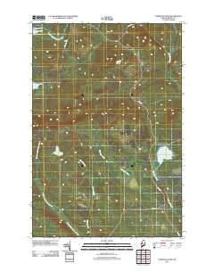 Tomhegan Pond Maine Historical topographic map, 1:24000 scale, 7.5 X 7.5 Minute, Year 2011