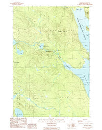 Tramway Maine Historical topographic map, 1:24000 scale, 7.5 X 7.5 Minute, Year 1989