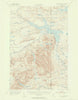 Traveler Mountain Maine Historical topographic map, 1:62500 scale, 15 X 15 Minute, Year 1955