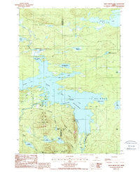 Trout Brook Mtn Maine Historical topographic map, 1:24000 scale, 7.5 X 7.5 Minute, Year 1988