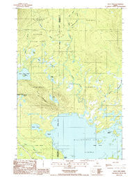 Trout Mtn Maine Historical topographic map, 1:24000 scale, 7.5 X 7.5 Minute, Year 1988