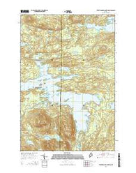 Trout Brook Mountain Maine Current topographic map, 1:24000 scale, 7.5 X 7.5 Minute, Year 2014