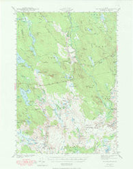 Tug Mountain Maine Historical topographic map, 1:62500 scale, 15 X 15 Minute, Year 1941