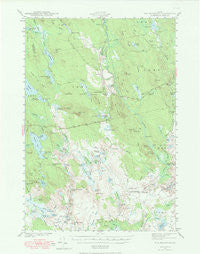 Tug Mountain Maine Historical topographic map, 1:62500 scale, 15 X 15 Minute, Year 1941