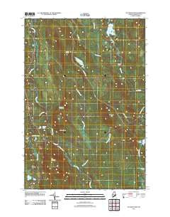 Tug Mountain Maine Historical topographic map, 1:24000 scale, 7.5 X 7.5 Minute, Year 2011