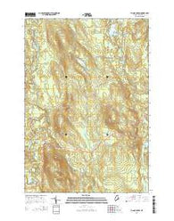 Tug Mountain Maine Current topographic map, 1:24000 scale, 7.5 X 7.5 Minute, Year 2014