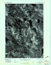 Tumbledown Mountain Maine Historical topographic map, 1:24000 scale, 7.5 X 7.5 Minute, Year 1977