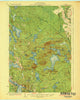 Tunk Lake Maine Historical topographic map, 1:62500 scale, 15 X 15 Minute, Year 1932