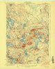 Tunk Lake Maine Historical topographic map, 1:62500 scale, 15 X 15 Minute, Year 1932