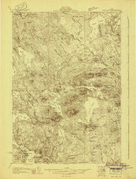 Tunk Lake Maine Historical topographic map, 1:48000 scale, 15 X 15 Minute, Year 1930