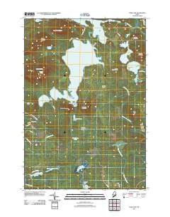Tunk Lake Maine Historical topographic map, 1:24000 scale, 7.5 X 7.5 Minute, Year 2011