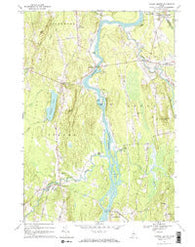 Turner Center Maine Historical topographic map, 1:24000 scale, 7.5 X 7.5 Minute, Year 1967