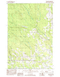 Twin Brook Maine Historical topographic map, 1:24000 scale, 7.5 X 7.5 Minute, Year 1984