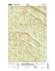 Ugh Lake Maine Current topographic map, 1:24000 scale, 7.5 X 7.5 Minute, Year 2014
