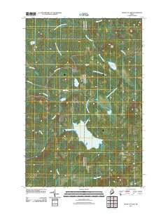 Umcolcus Lake Maine Historical topographic map, 1:24000 scale, 7.5 X 7.5 Minute, Year 2011