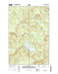 Umcolcus Lake Maine Current topographic map, 1:24000 scale, 7.5 X 7.5 Minute, Year 2014