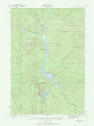Umsaskis Lake Maine Historical topographic map, 1:62500 scale, 15 X 15 Minute, Year 1932