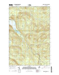 Umsaskis Lake East Maine Current topographic map, 1:24000 scale, 7.5 X 7.5 Minute, Year 2014