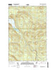 Umsaskis Lake East Maine Current topographic map, 1:24000 scale, 7.5 X 7.5 Minute, Year 2014
