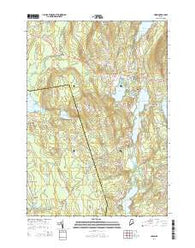 Union Maine Current topographic map, 1:24000 scale, 7.5 X 7.5 Minute, Year 2014