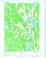 Union Maine Historical topographic map, 1:24000 scale, 7.5 X 7.5 Minute, Year 1965