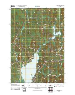Unity Pond Maine Historical topographic map, 1:24000 scale, 7.5 X 7.5 Minute, Year 2011