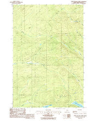 Upper Mc Nally Pond Maine Historical topographic map, 1:24000 scale, 7.5 X 7.5 Minute, Year 1986