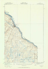 Van Buren Maine Historical topographic map, 1:62500 scale, 15 X 15 Minute, Year 1951