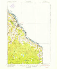 Van Buren Maine Historical topographic map, 1:62500 scale, 15 X 15 Minute, Year 1934