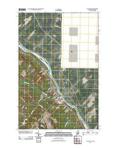 Van Buren Maine Historical topographic map, 1:24000 scale, 7.5 X 7.5 Minute, Year 2011