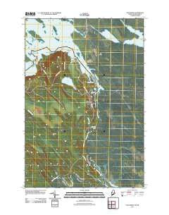 Vanceboro Maine Historical topographic map, 1:24000 scale, 7.5 X 7.5 Minute, Year 2011