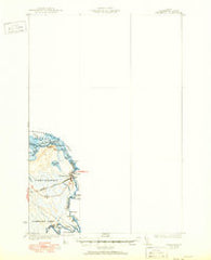 Vanceboro Maine Historical topographic map, 1:62500 scale, 15 X 15 Minute, Year 1933