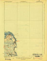 Vanceboro Maine Historical topographic map, 1:62500 scale, 15 X 15 Minute, Year 1933