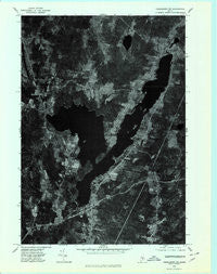 Vassalboro NE Maine Historical topographic map, 1:24000 scale, 7.5 X 7.5 Minute, Year 1975