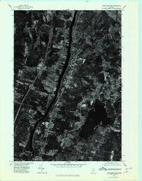 Vassalboro NW Maine Historical topographic map, 1:24000 scale, 7.5 X 7.5 Minute, Year 1975